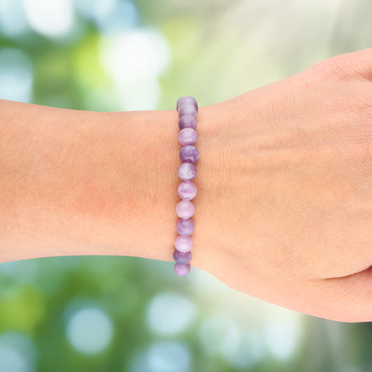 Kunzit Kugelarmband | 6 mm