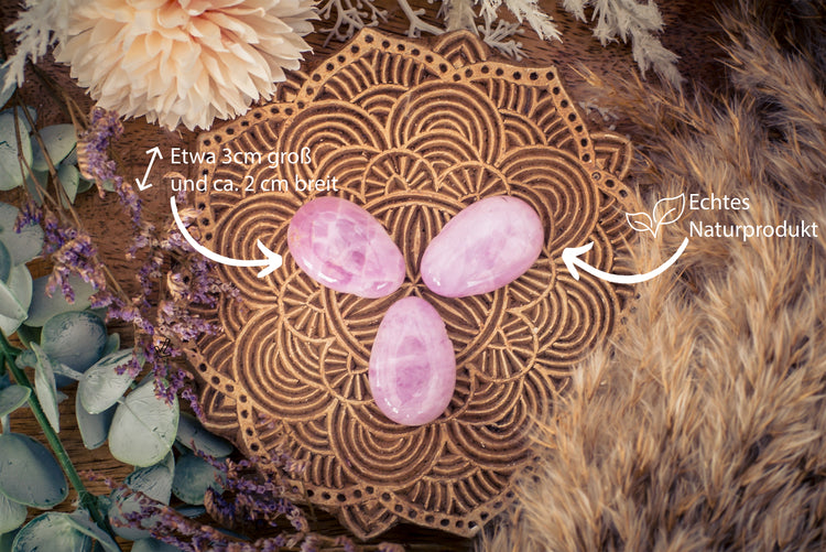 Kunzit Tropfenanhänger