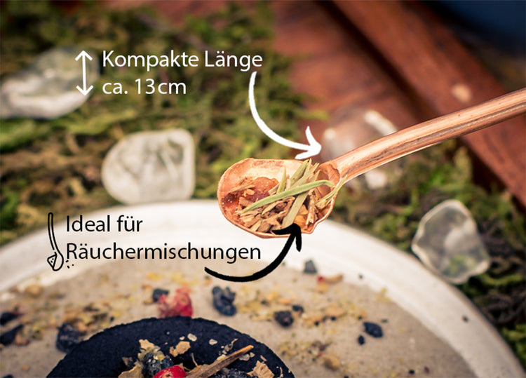 Räucherbesteck Kupferlöffel 13 cm