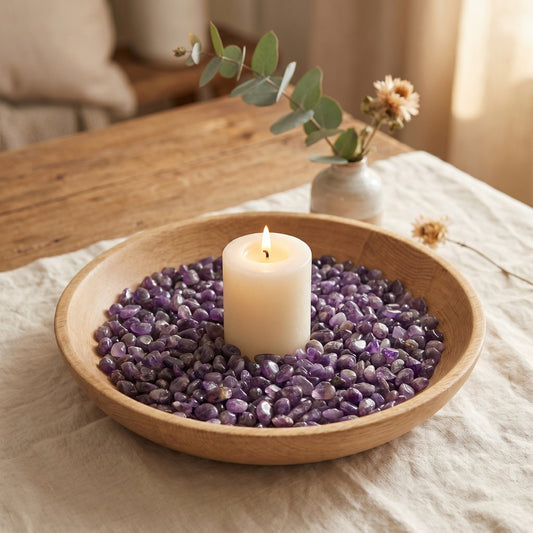 Amethyst Mini-Trommelsteine – lifestyle-deko