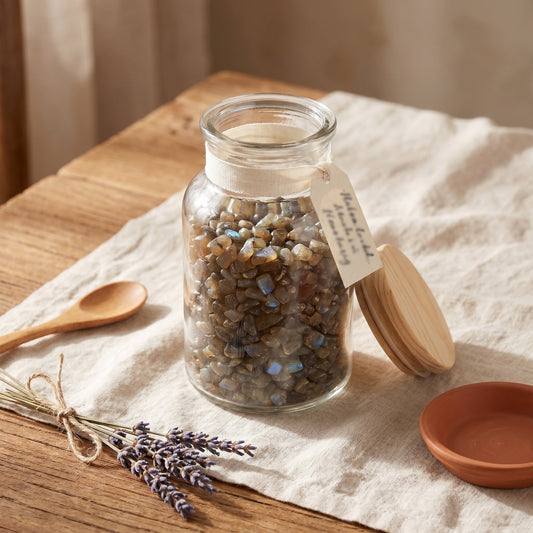 Labradorit  Mini-Trommelsteine – lifestyle-anwendung