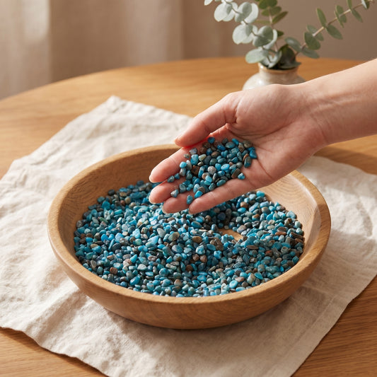 Apatit Mini-Trommelsteine – lifestyle-anwendung
