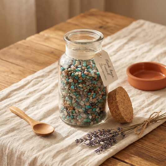 Chrysokoll Mini-Trommelsteine – lifestyle-anwendung