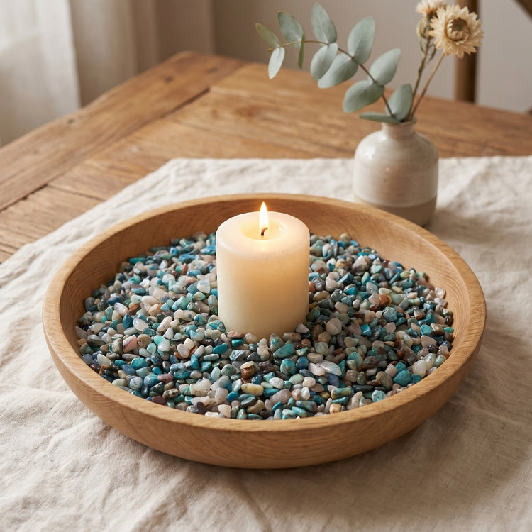 Chrysokoll Mini-Trommelsteine – lifestyle-deko