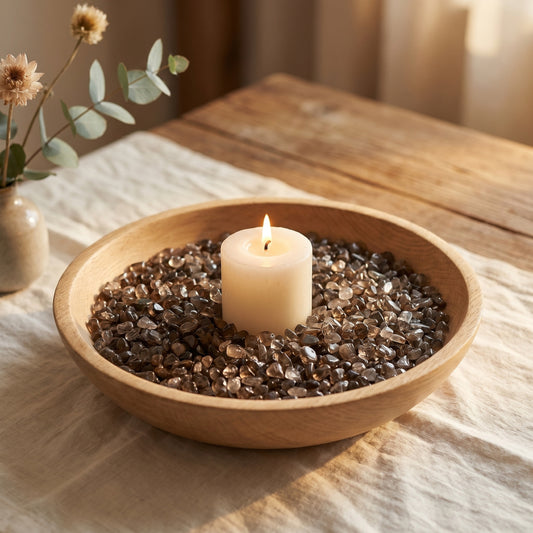 Rauchquarz Mini-Trommelsteine – lifestyle-deko