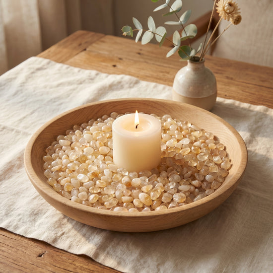 Citrin Mini-Trommelsteine – lifestyle-deko