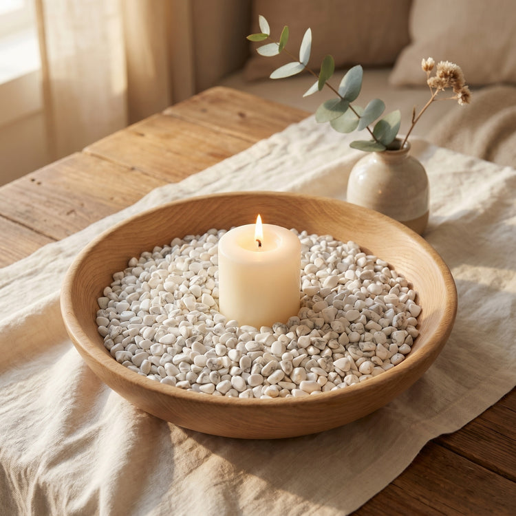 Magnesit Mini-Trommelsteine – lifestyle-deko