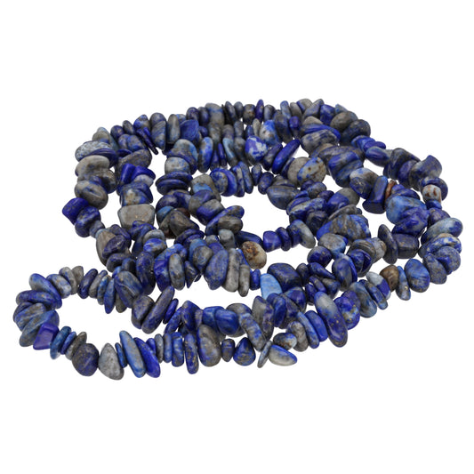 Lapislazuli Splitterkette | 80 cm