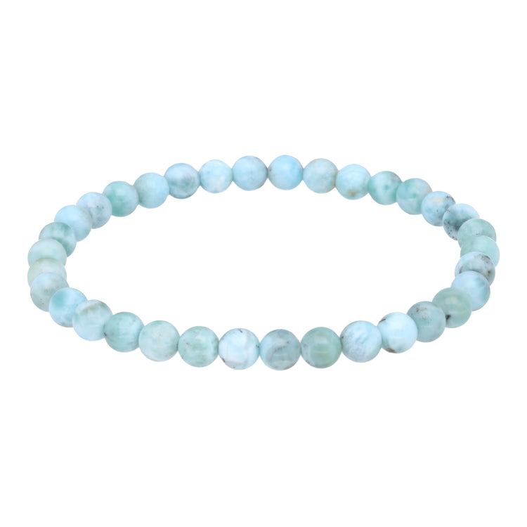 Larimar Kugelarmband | 6mm