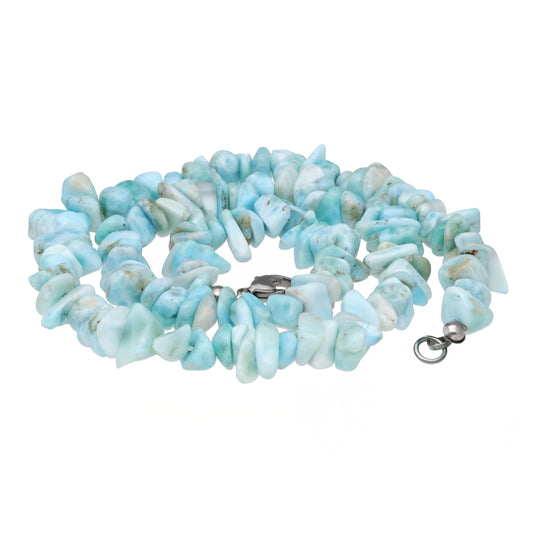 Larimar Splitterkette | 45 cm + Verschluss