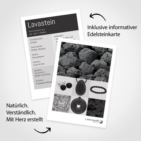 Lava Edelsteinkarte – im Lieferumfang enthalten