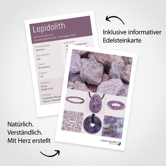 Lepidolith Trommelstein