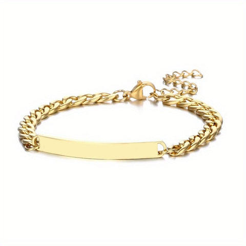 ID-Armband Damen — Gold
