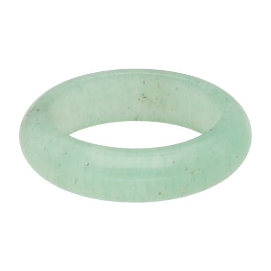 Aventurin Ring – schlichter Bandring