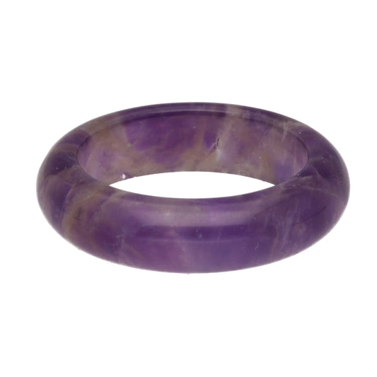 Amethyst Ring – schlichter Bandring