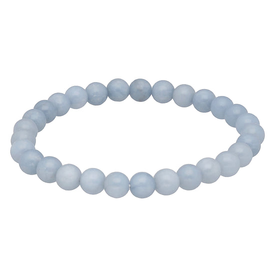 Angelit Kugelarmband | 6mm
