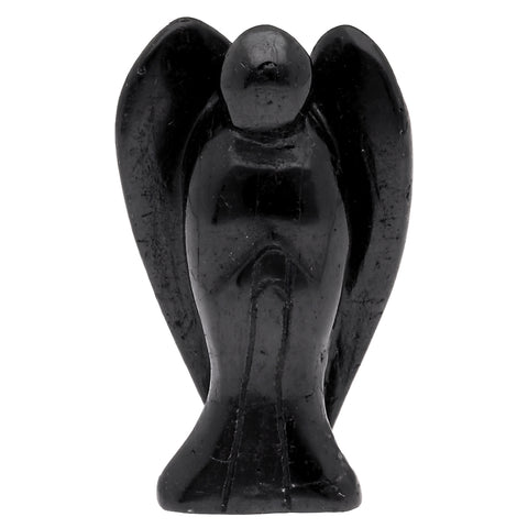Turmalin, schwarz (Schörl) Engel