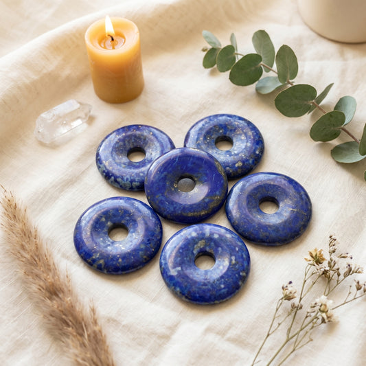 Lapislazuli 40mm Donut – mehrfach