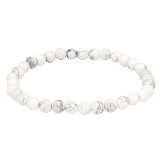 Magnesit Kugelarmband | 6 mm