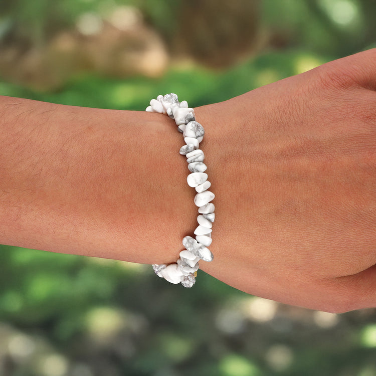 Bracelet d'éclats en magnésite