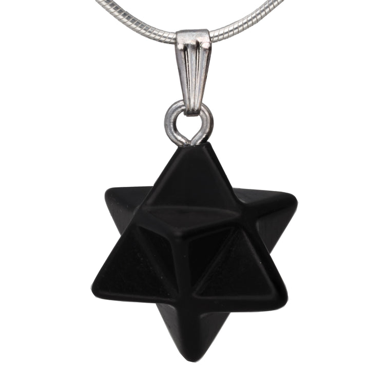 Schungit Merkaba Anhänger