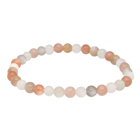 Mondstein Kugelarmband | 6mm