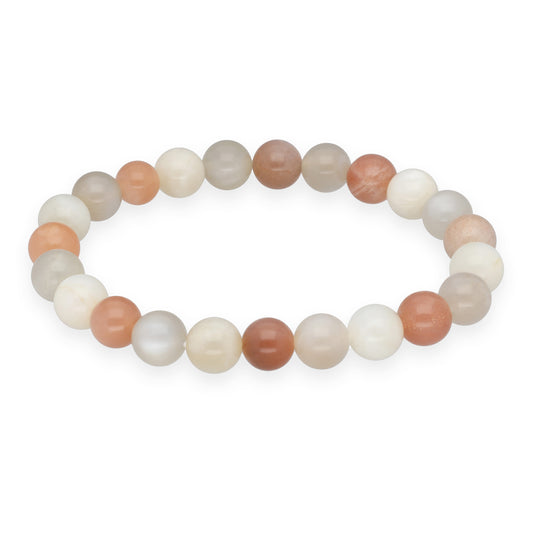 Mondstein Kugelarmband | 8 mm