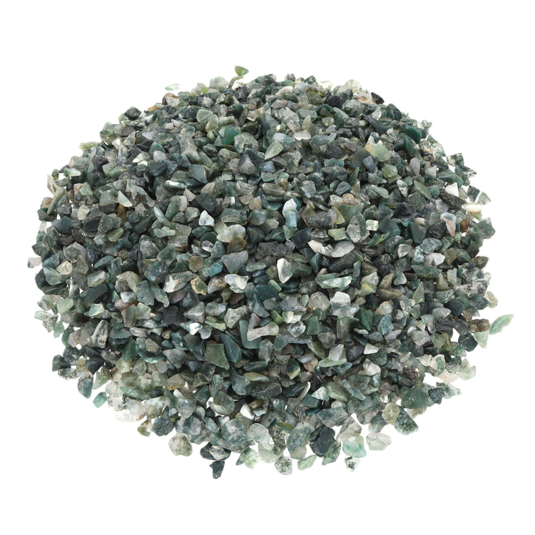 Moosachat Mini-Trommelsteine