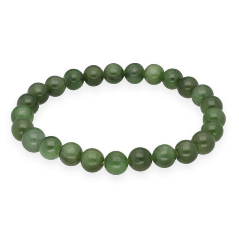 Nephrit Jade Kugelarmband | 8 mm