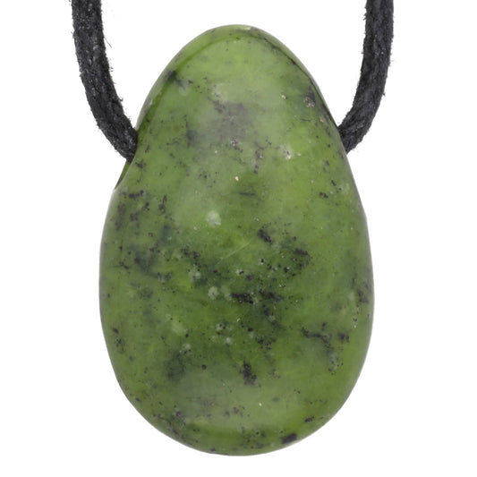 Jade (Nephrit) Tropfenanhänger