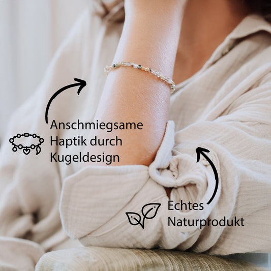 Ozeanjaspis Mini-Kugelarmband | 4 mm