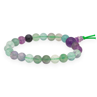 Pulsera energética de fluorita