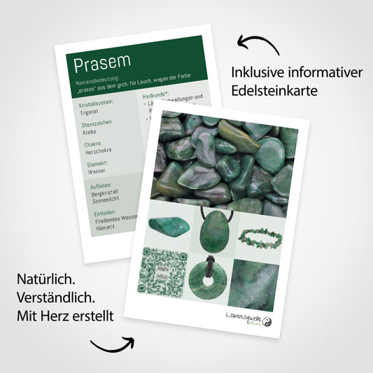 Piedra rodada de prasem (jade africana)