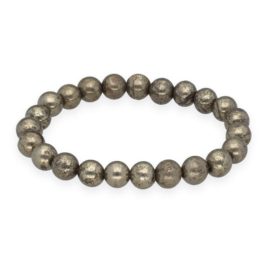 Pyrit Kugelarmband | 8 mm