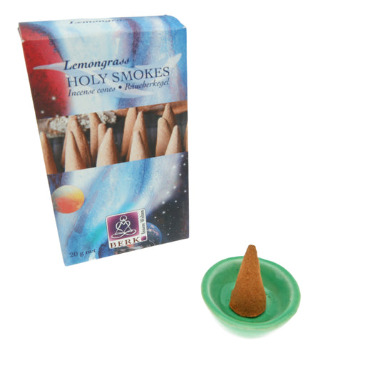Holy Smokes Räucherkegel "Lemongrass" - Aroma der Natur