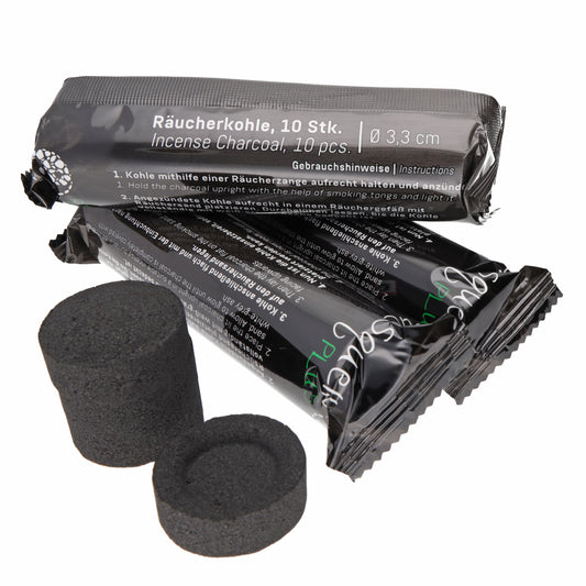 Selbstzündende Räucherkohle Ø 33 mm | 30 Stück