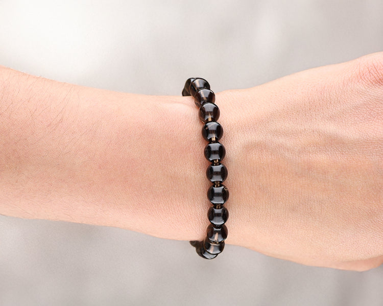 Rauchquarz Kugelarmband | 8 mm