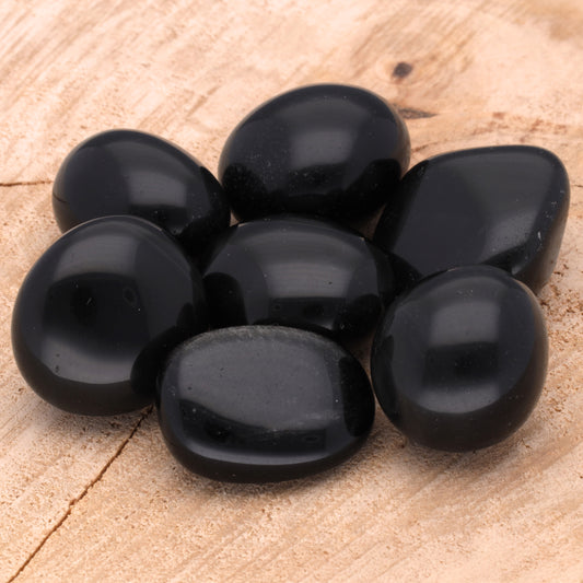 Regenbogen-Obsidian Trommelstein