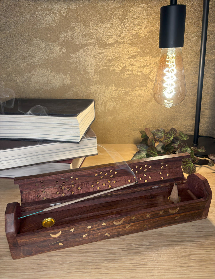 Räucherkiste aus Holz 30 cm