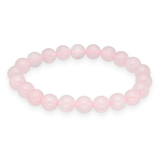 Rosenquarz Kugelarmband | 8 mm