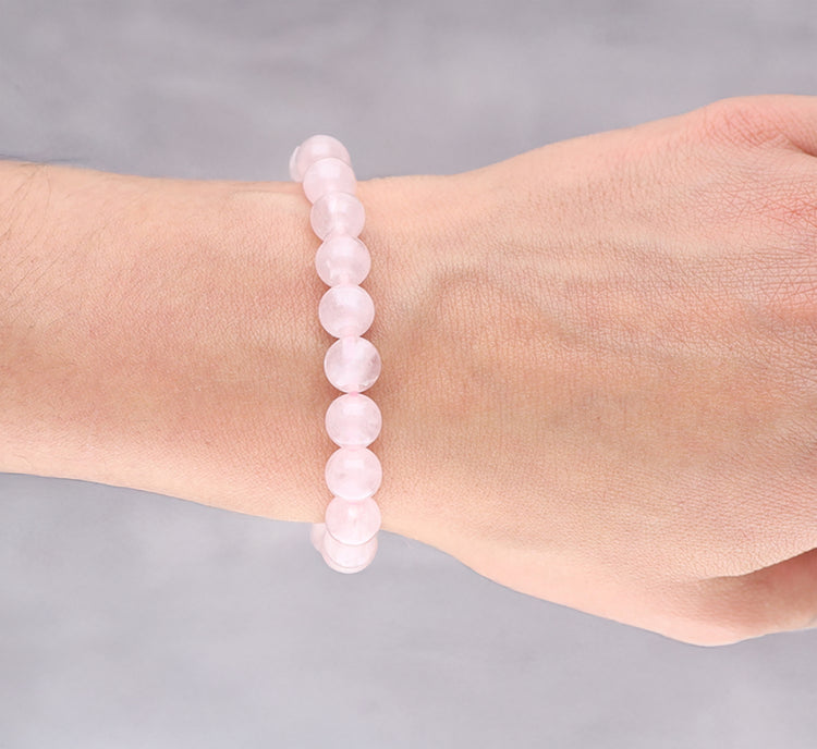 Rosenquarz Kugelarmband | 8 mm