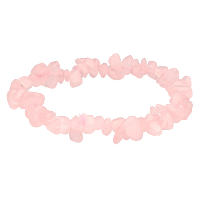 Rosenquarz Splitterarmband