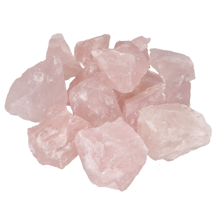 3 Kg Rosenquarz Rohsteine/Wassersteine 4-7 cm