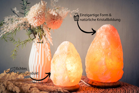 Salzkristall Lampe | 1,7 Kg