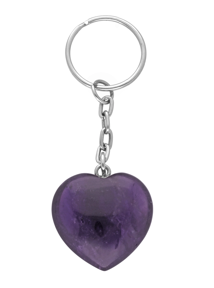 Schlüsselanhänger aus Amethyst