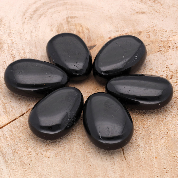 Turmalin, schwarz (Schörl) Tropfenanhänger