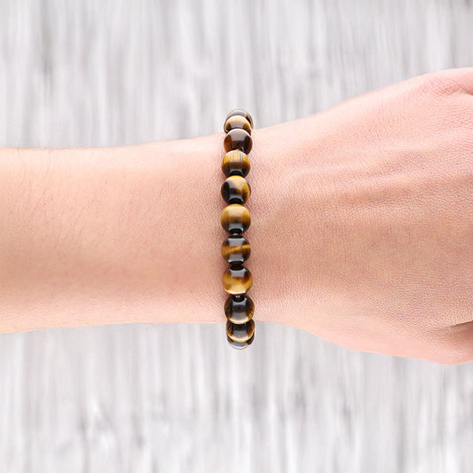 Tigerauge Kugelarmband | 8 mm