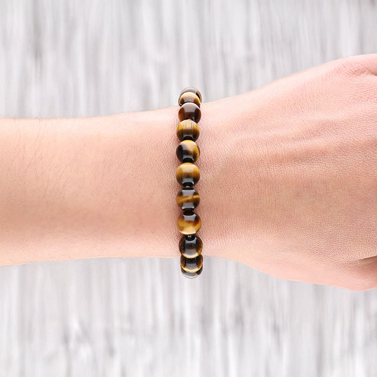Tigerauge Kugelarmband | 8 mm