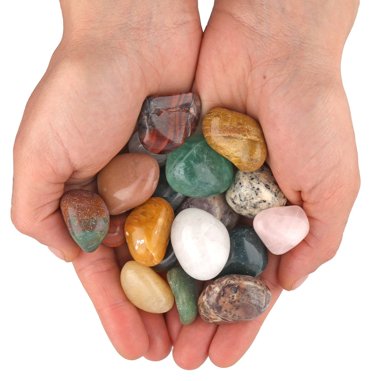 Trommelstein Edelsteinmix