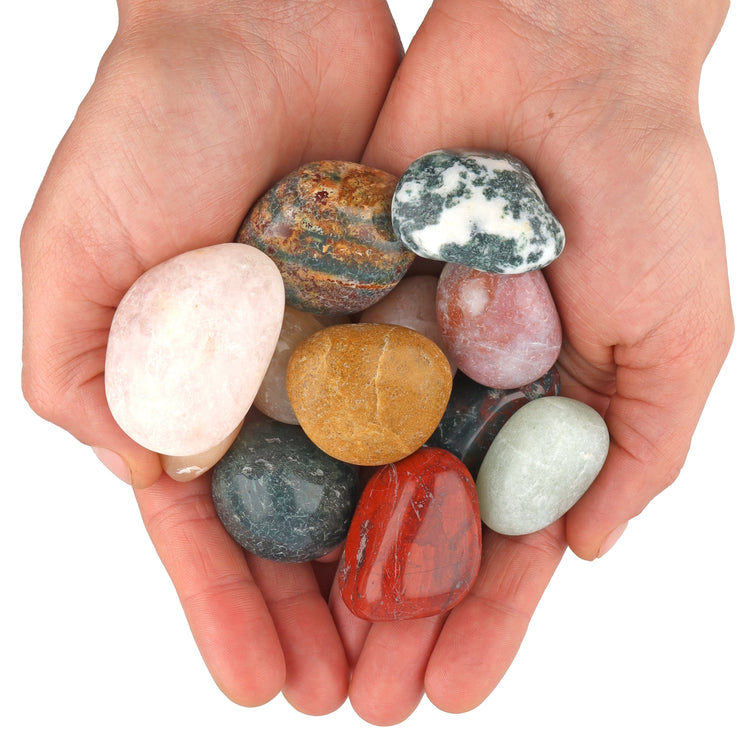 Trommelstein Edelsteinmix